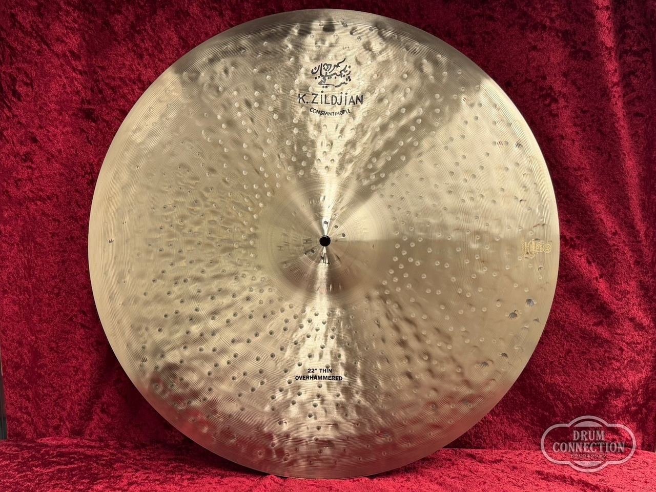 Zildjian K Constantinople OVERHAMMERED Ride 22