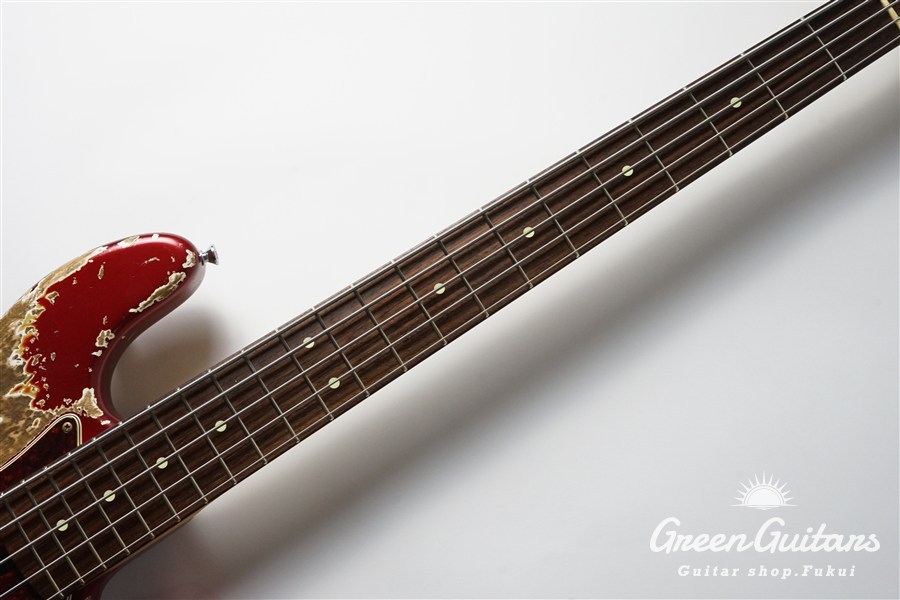 ベース Xotic XJ-1T 5st Dark Candy Apple Red Xotic XJ-1T 5st - Dark Candy Apple Red / Super Heavy Aged / Alder