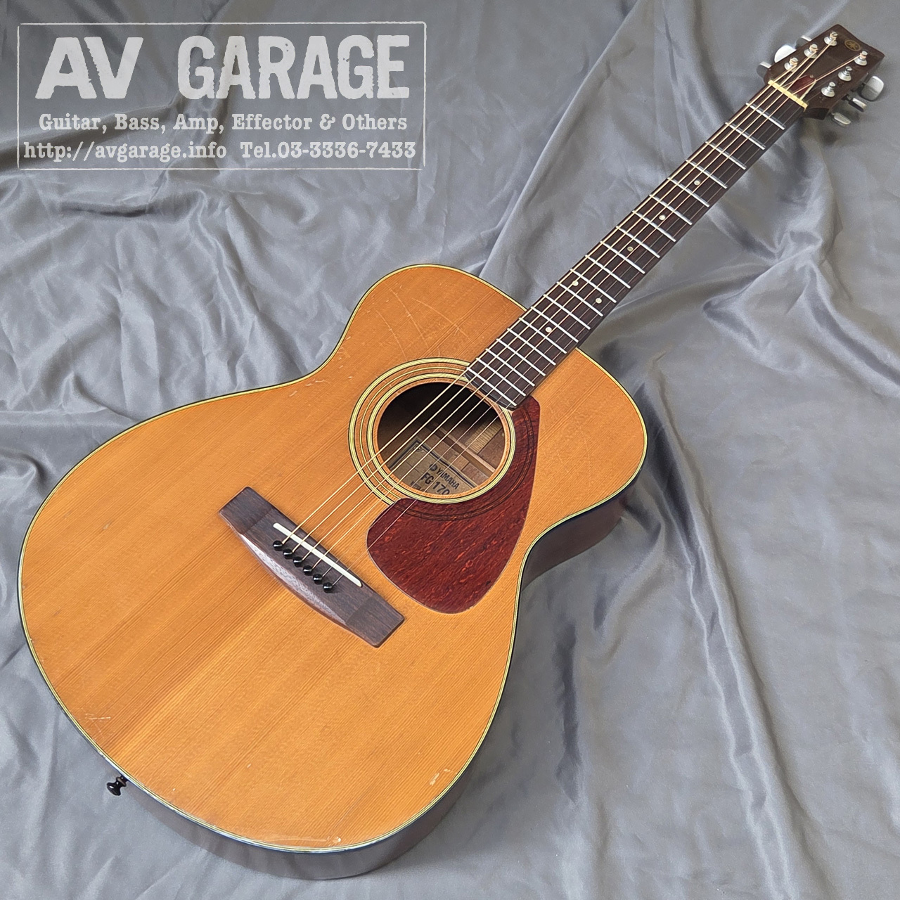 YAMAHA FG-170 グリーンラベル 1970年代製（ビンテージ）【楽器検索