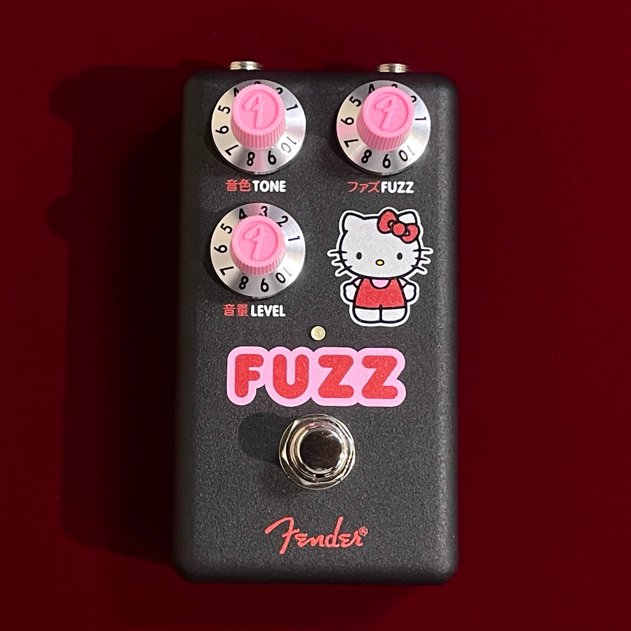 Fender Hello Kitty Fuzz Pedal Black 【数量限定モデル】（新品/送料