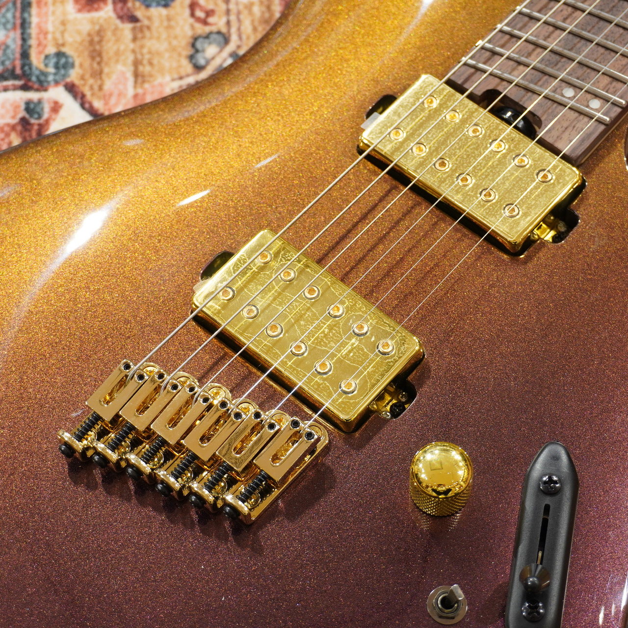 Ibanez SML721 EVO-Gold搭載 エレキギター 超軽量2.3kg Ibanez S Axe Design Lab SML721-RGC (Rose Gold Chameleon