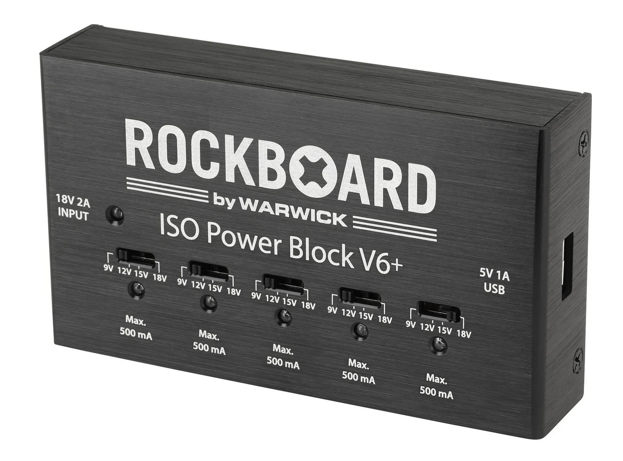 ROCKBOARD by WARWICK ISO Power Block V6+ -Isolated Multi Power
