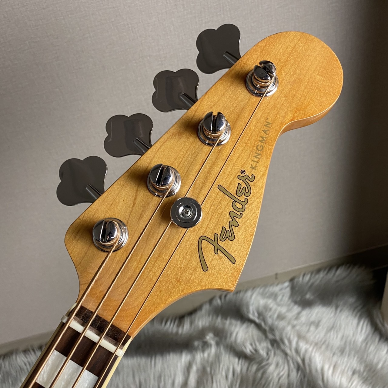 Fender Kingman Bass - Natural【現物画像】（中古/送料無料