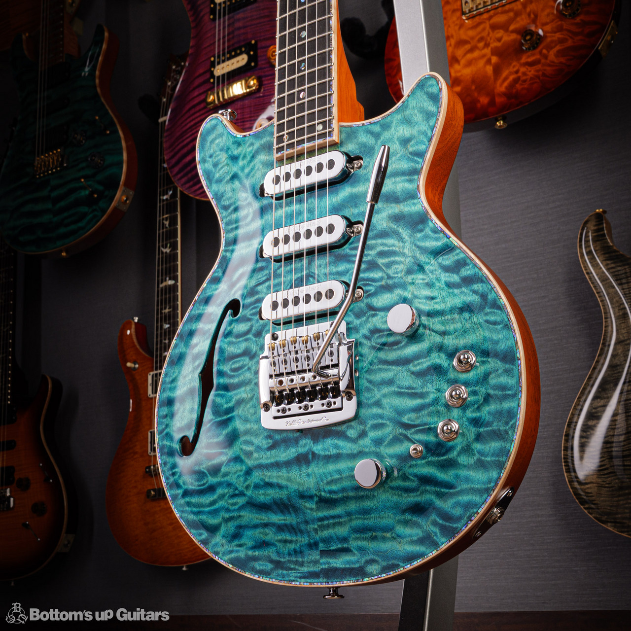 【売れ筋】 Kz Guitar Works Kz One Carved Top Semi-Hollow 24F 3S23 【 Kz ギター