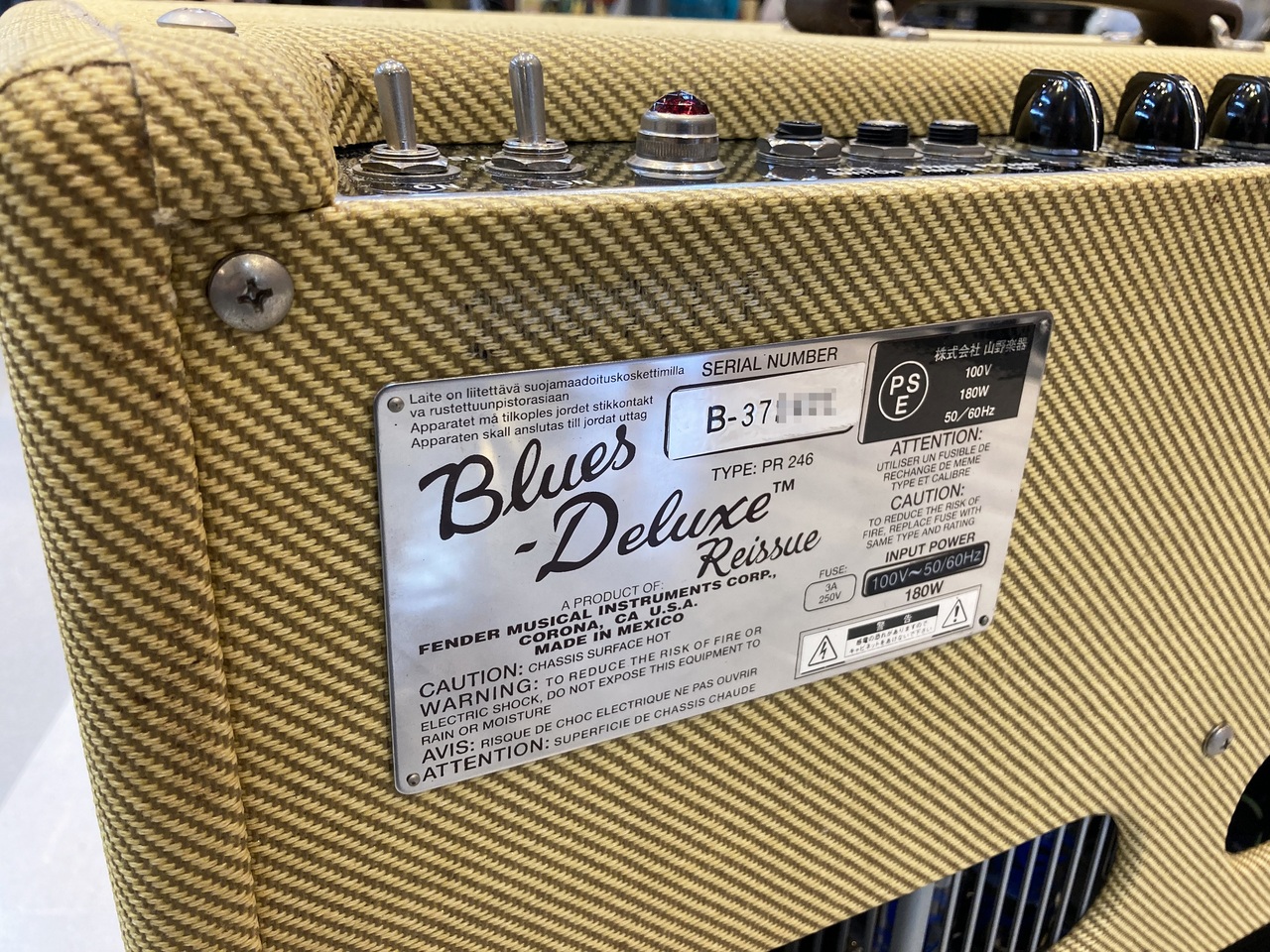 Fender Blues Deluxe made in USA オール真空管 素晴らしい サウンドで 