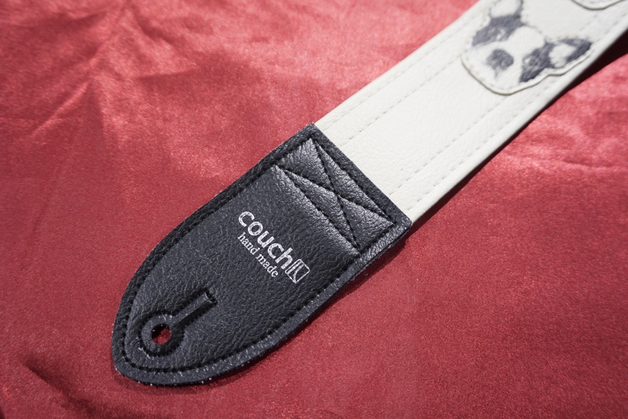 Couch Guitar Straps Guitar Strap ワン・ワン・ワン White【同梱可能】（新品）【楽器検索デジマート】