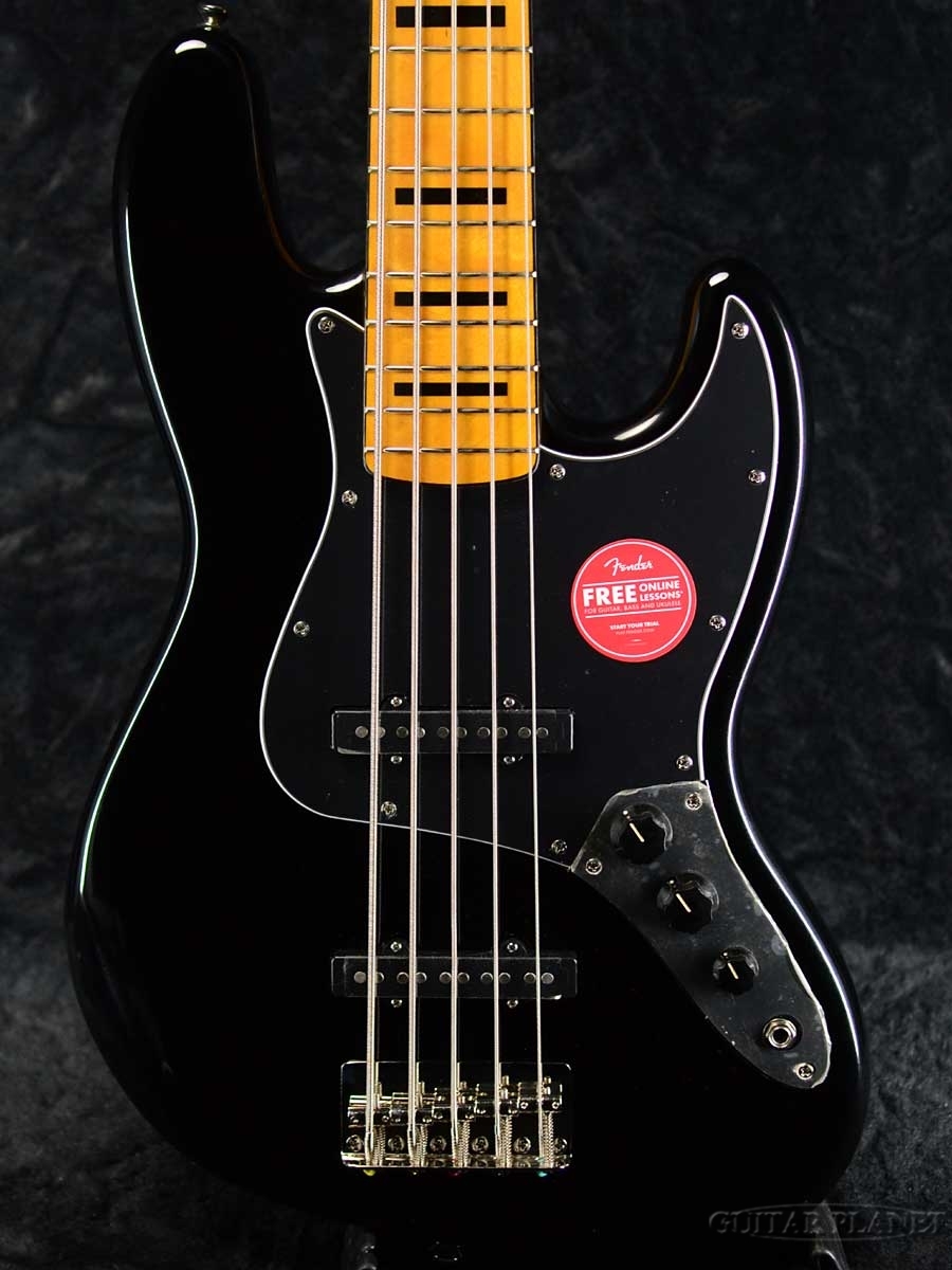 Squier by Fender Classic Vibe 70s Jazz Bass V -Black-【オンライン