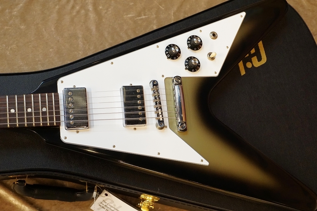 Gibson Custom Shop Japan Limited Run 70s Flying V Dot Inlay Antique  Silver Burst VOS s/n 100396【3.25kg】（新品特価）【楽器検索デジマート】