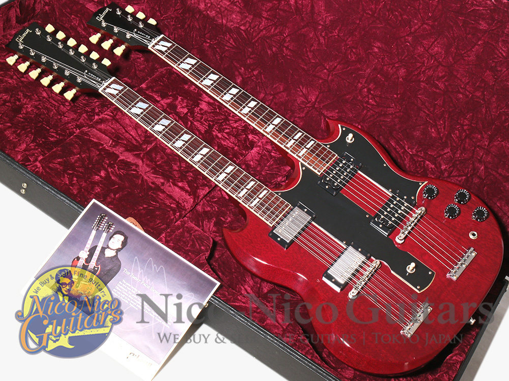 フェルナンデス製ダブルネック　ジミー・ペイジタイプ ジミー・ペイジがダブルネックギター（ギブソンEDS-1275）を使っ