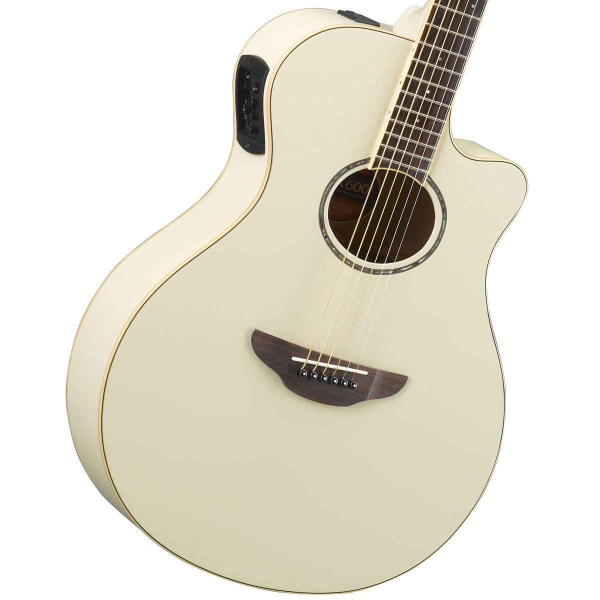 YAMAHA APX600 VW (Vintage White) 【薄胴エレアコ】 ヤマハ