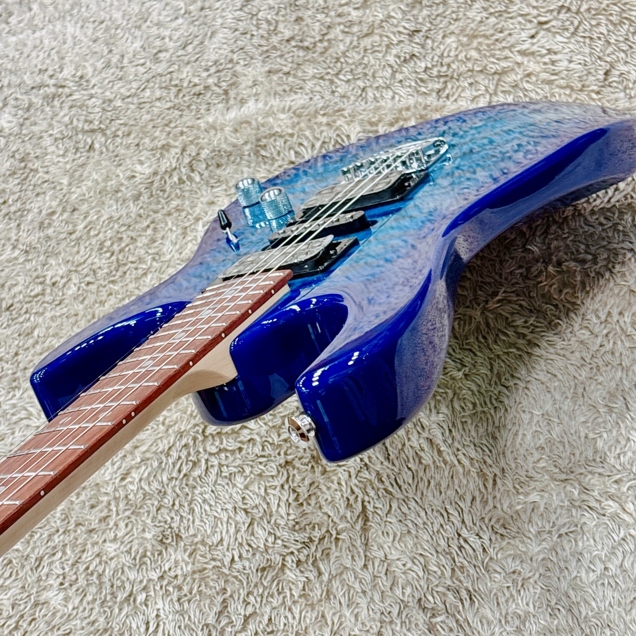 土日限定 GIO Ibanez エレキギター 青系 動作確認、各種調整済 ibanez