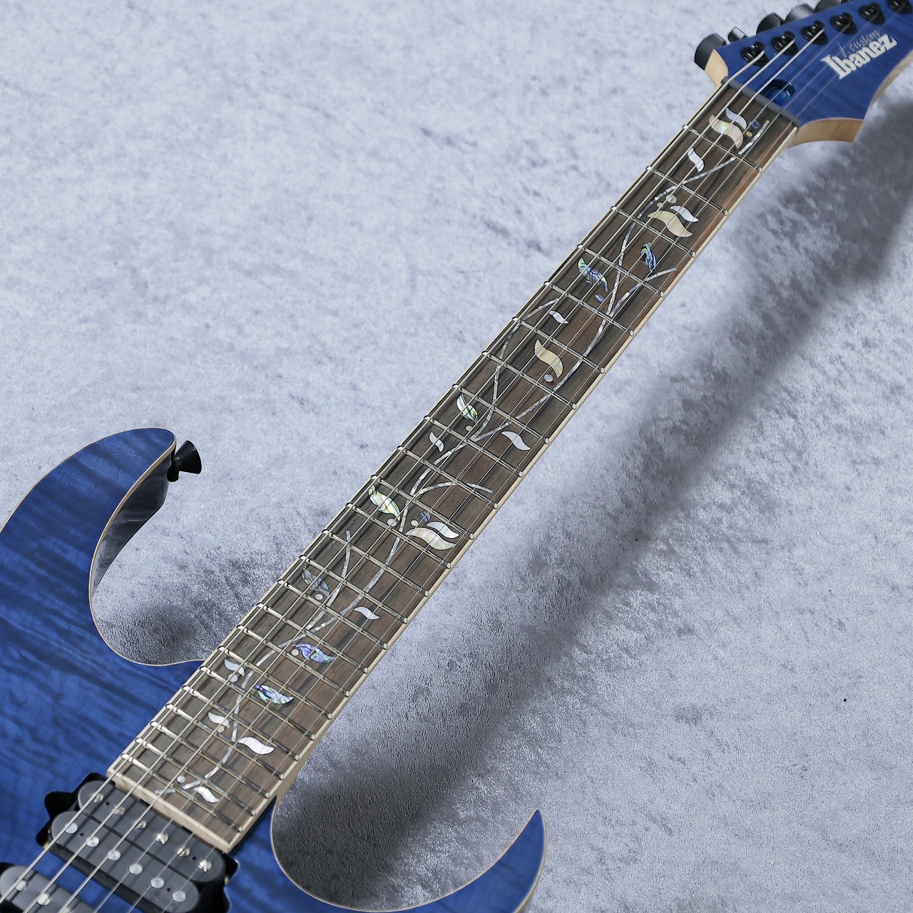Ibanez RG8571 【LBE : Lapis Blue 】【現物写真】ノントレモロ仕様