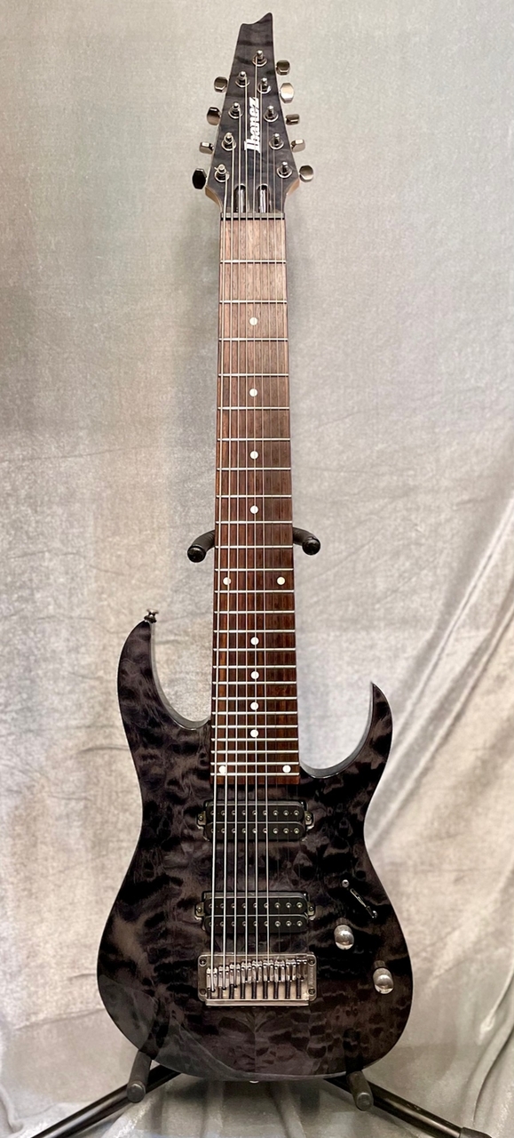 Ibanez RG9QM -BI Black Ice- 2014年製【9弦】（中古）【楽器検索