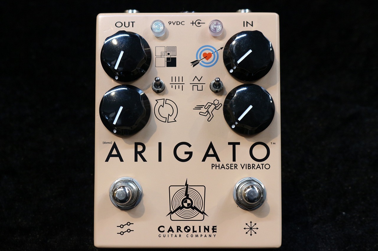 CAROLINE ARIGATO Phaser Vibrato フェイザー　美品 Caroline Guitar Company ARIGATO Phaser Vibrato フェイザー