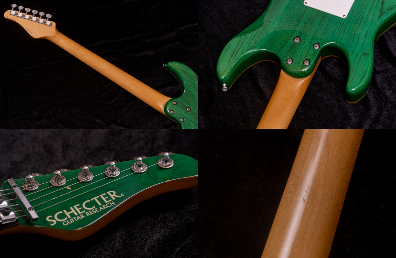 SCHECTER SD-II-24-AS/R See-Thru Green 2011 3.82kg #SA1102030