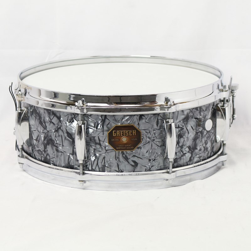 Gretsch [1972-1979] #4103 Renown Snare Drum 14×5.5 -Black Pearl