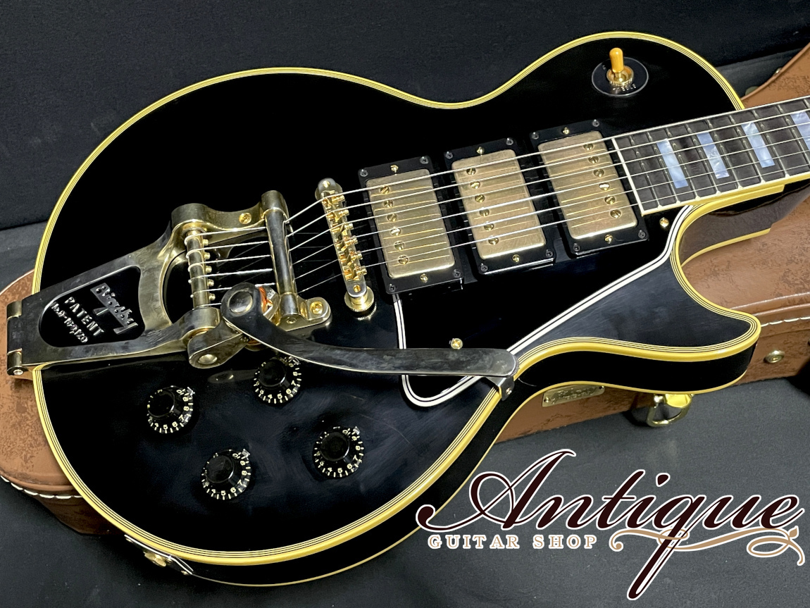 Gibson Custom Shop Historic Collection 1957 Les Paul Custom 2022 Ebony VOS  w/3PU&Bigsby 4.37kg Mint 