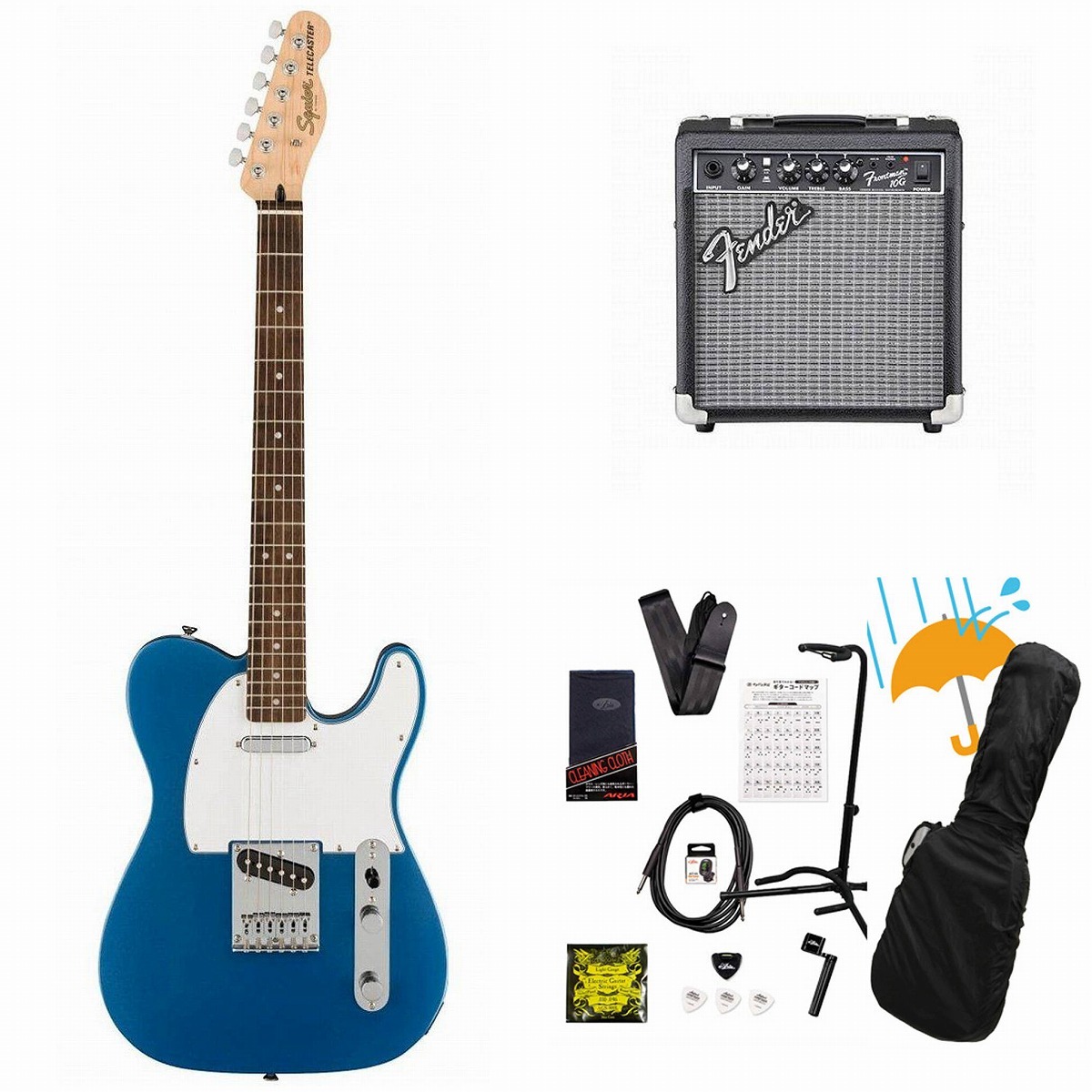 Squier by Fender Affinity Telecaster Laurel/FWH PG Lake Placid