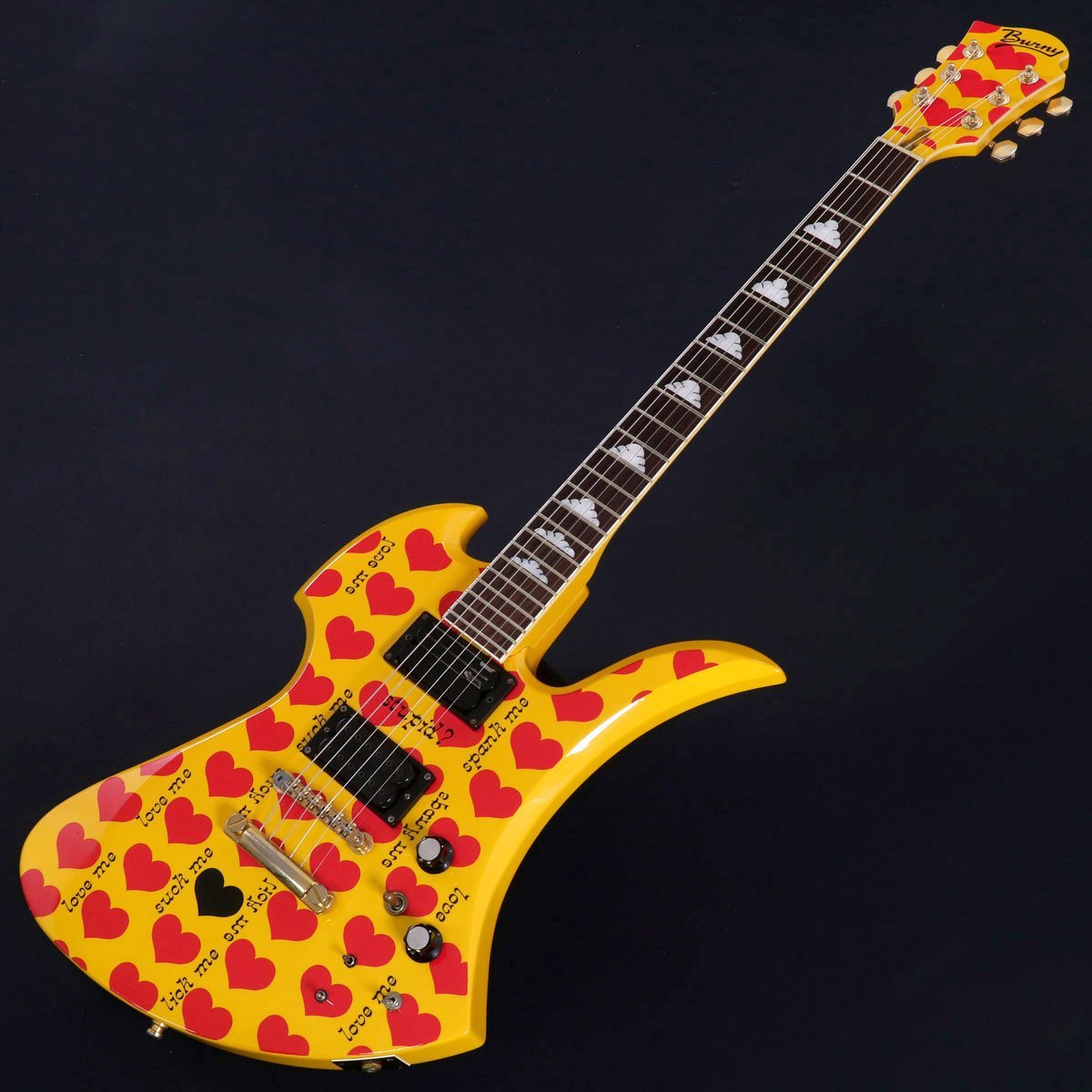 hideモデル MG-145S イエローハート FERNANDES/BURNY BURNY / MG-145S Heart Yellow hide Model