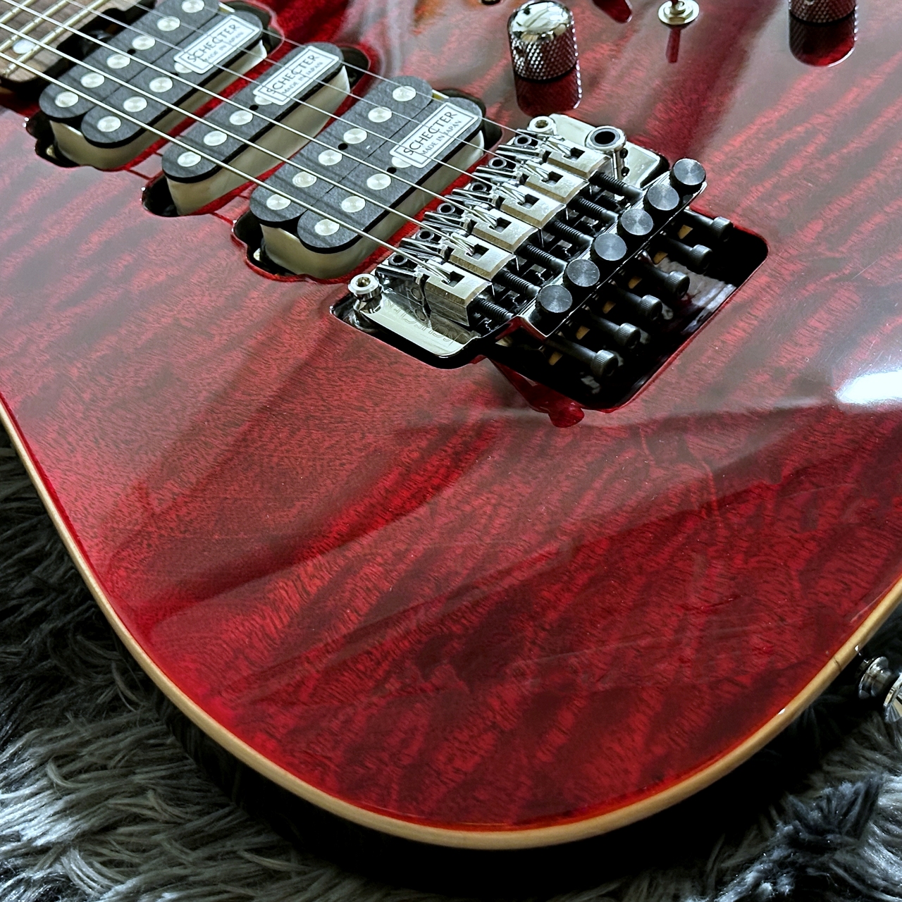 SCHECTER JAPAN NV-3-24-AL RED (See-thru Red) / Rosewood 【2025年製