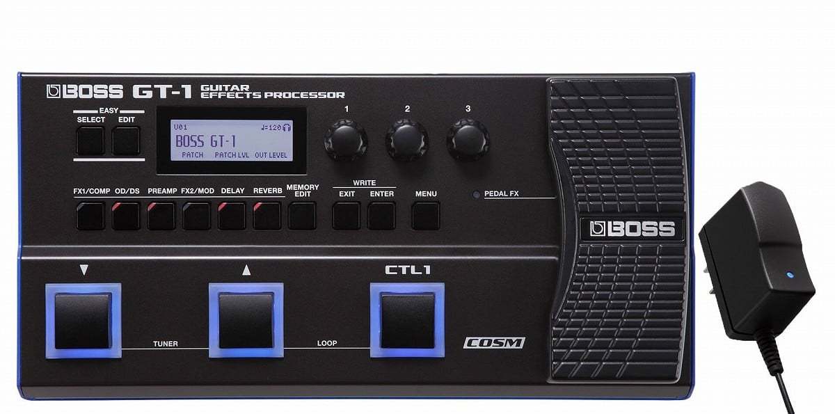 BOSS GT-1 マルチエフェクター & 専用アダプター PSA-100S2