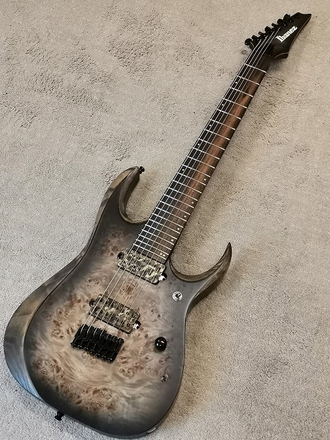 Ibanez 【即納可能】【Bare Knuckle Aftermath 7搭載】RGD71ALPA -Charcoal Burst Black  Stained Flat-（新品/送料無料）【楽器検索デジマート】