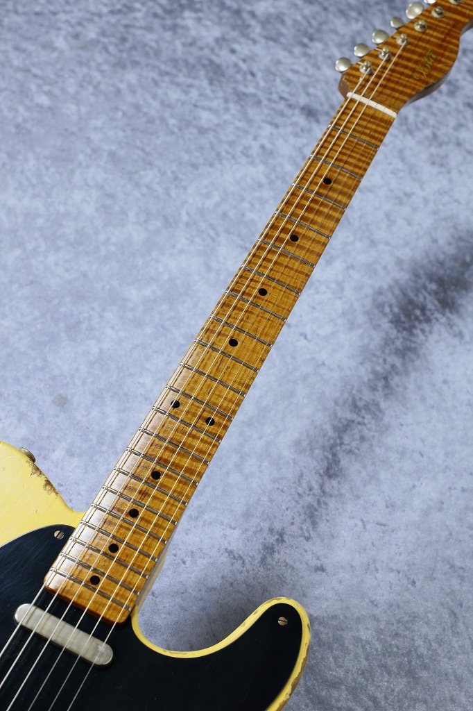Xotic XTC-1 5A Flame Maple Neck Heavy Aged ~Butterscotch Blonde