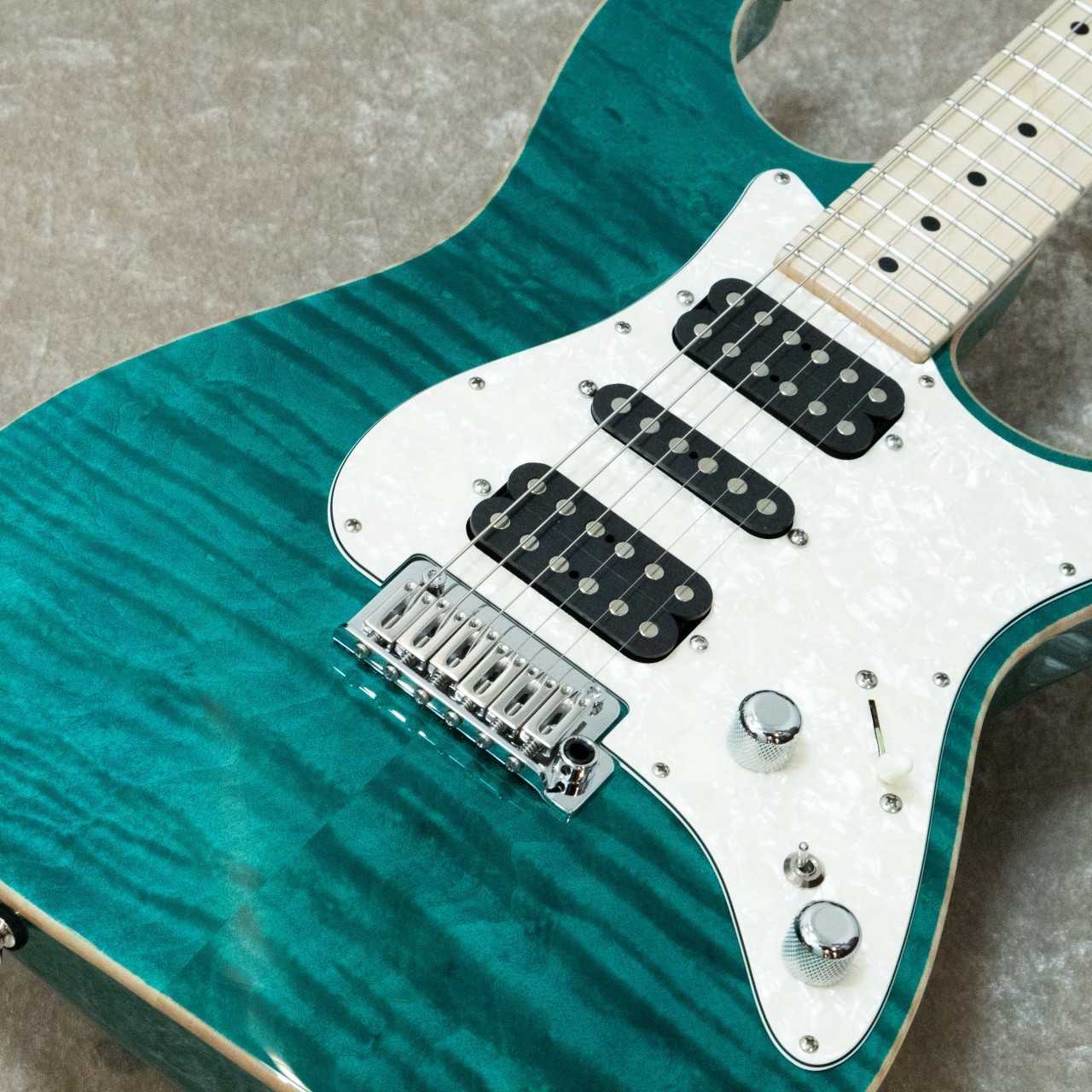 TOM ANDERSON Drop Top Classic -Transparent Teal with Binding 