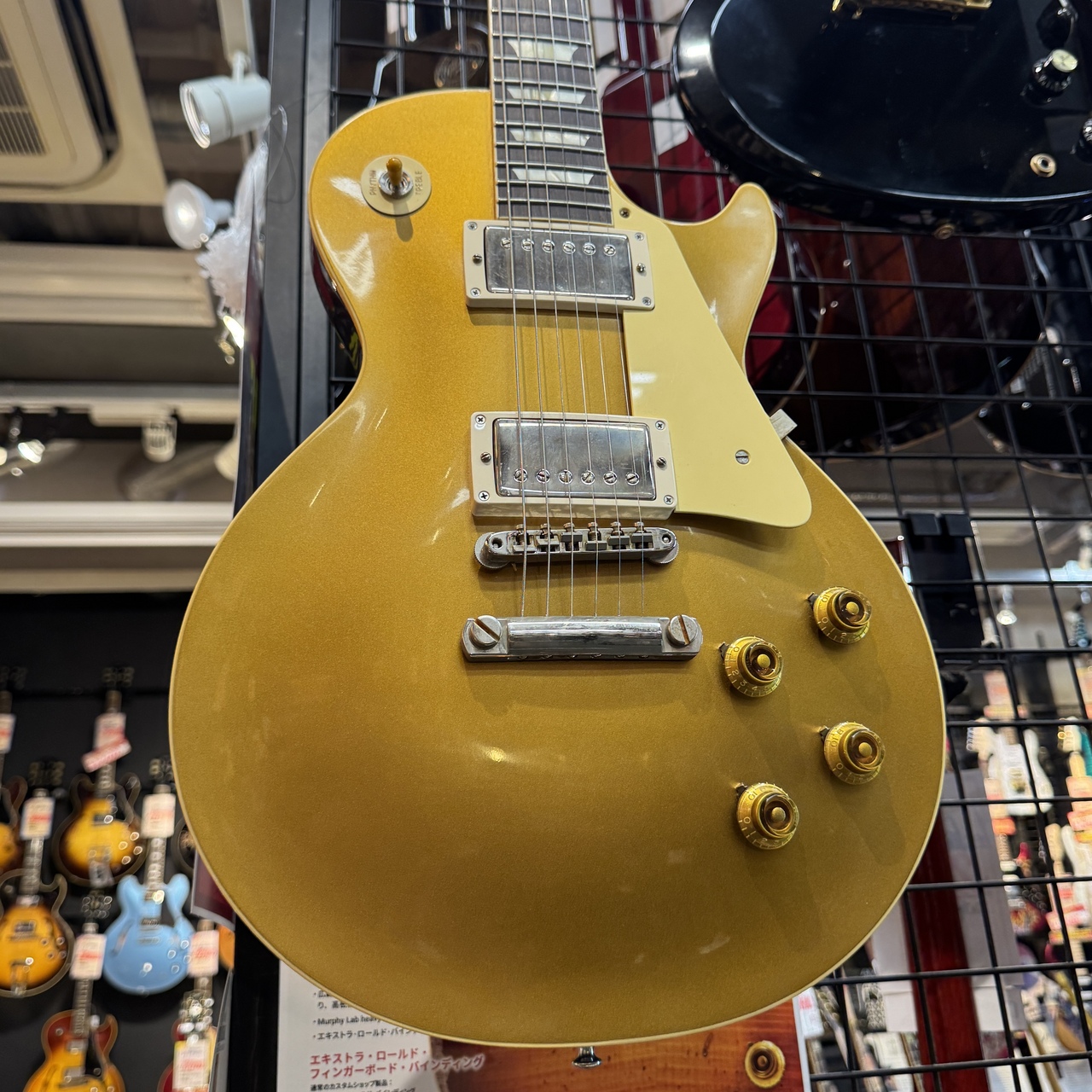 レア アンティーク ゴールドタイガー Gibson Custom Shop 【ダークバック】1957 Les Paul Gold Top Darkback