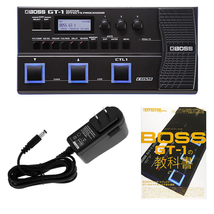 BOSS 【高音質ACアダプター付/教科書セット】Boss(ボス) / GT-1 マルチ