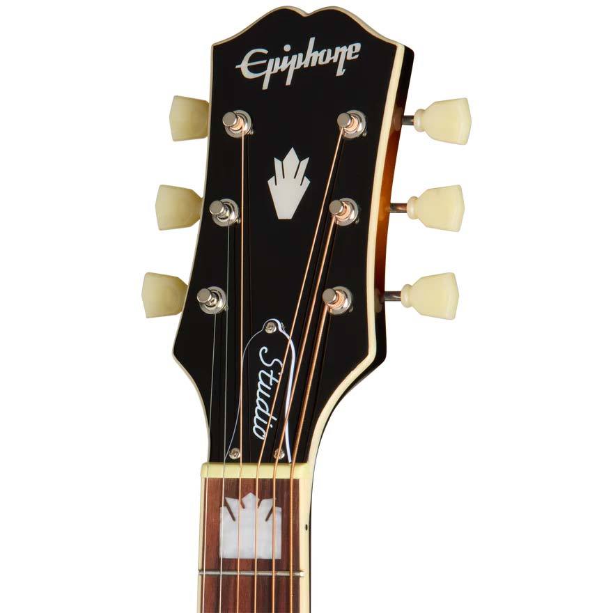 Epiphone J-200 Studio EC Left-Handed Vintage Sunburst