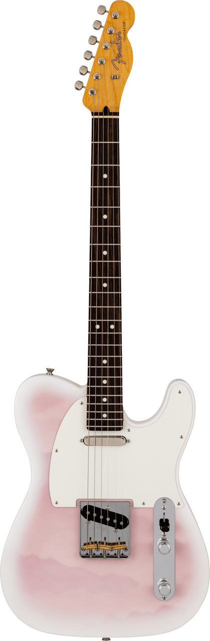 Fender 2026 MIJ HYBRID II TELECASTER MISTY SATIN Pink Mist