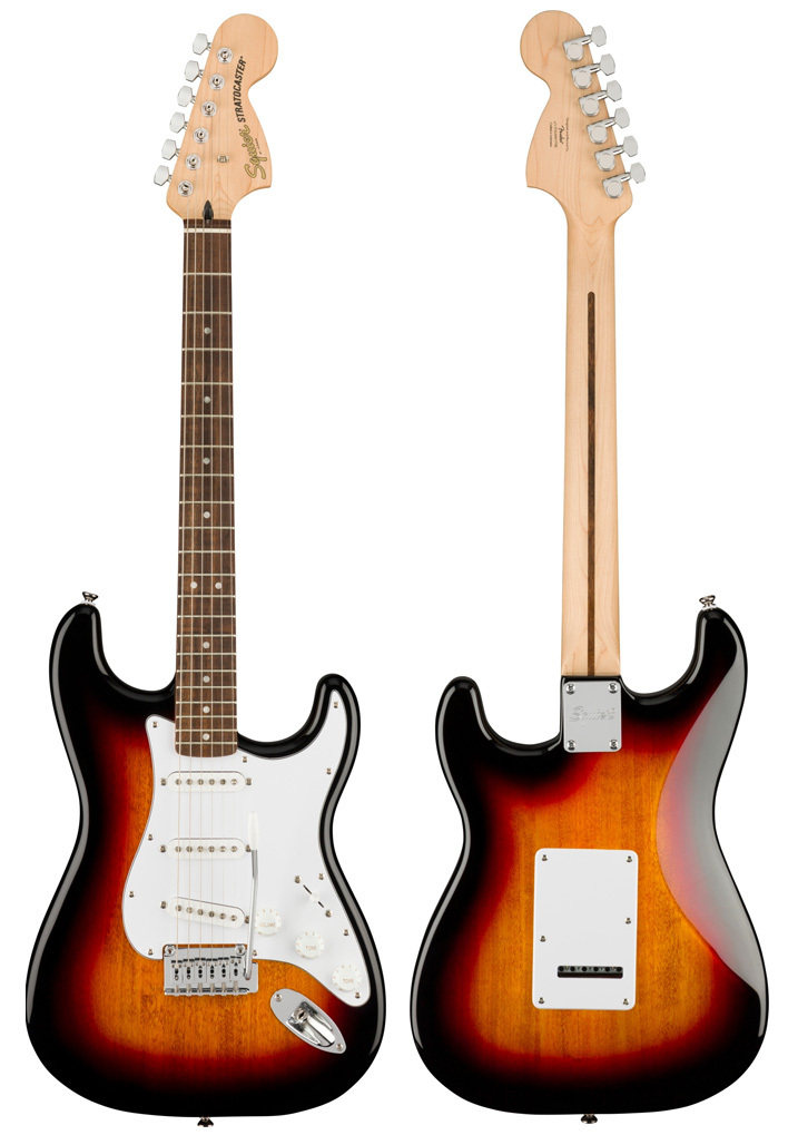 Squier by Fender Affinity Series Stratocaster (3-Color Sunburst
