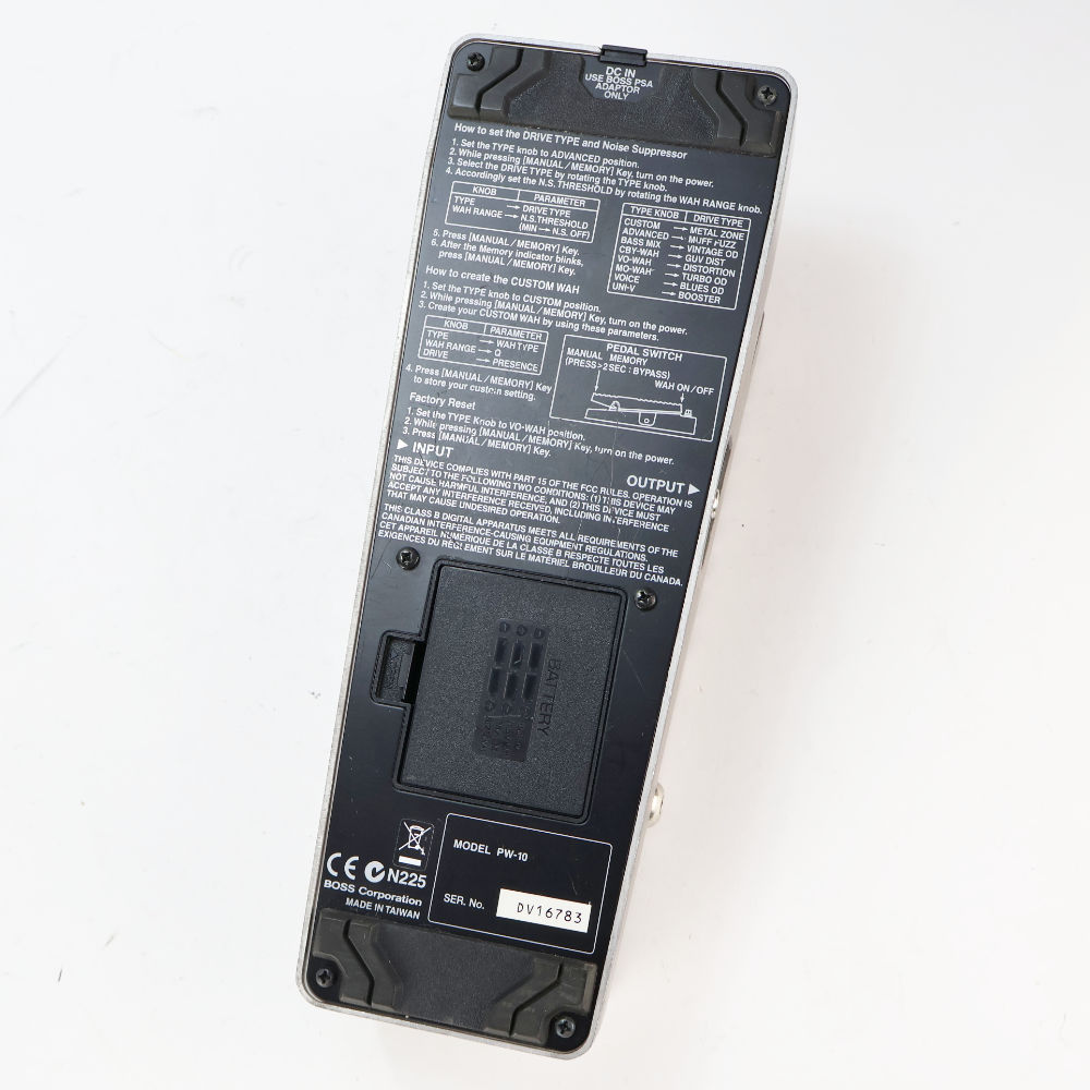BOSS 【中古】 ワウペダル エフェクター BOSS PW-10（中古/送料無料