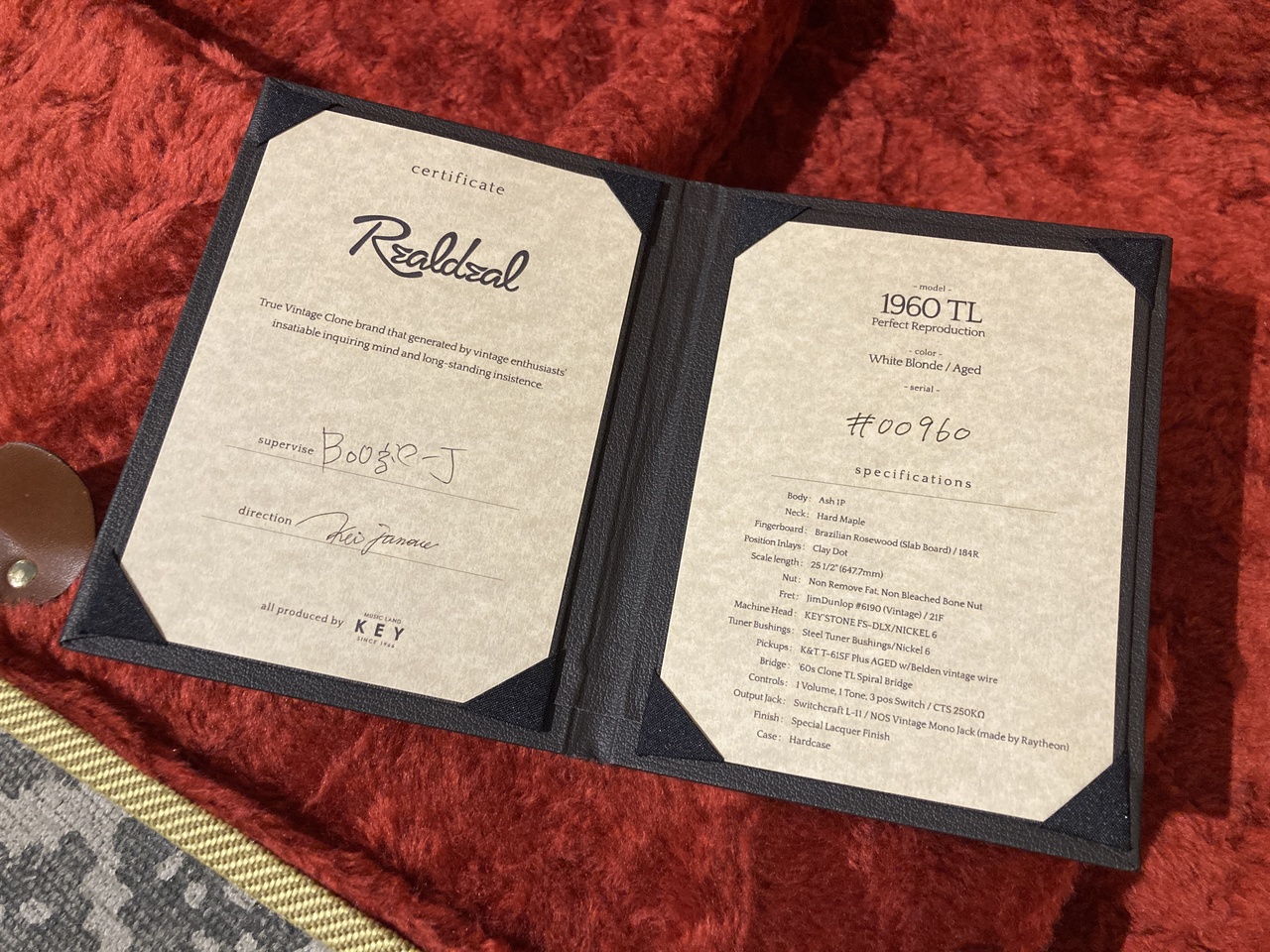 Realdeal 1960 TL Perfect Reproduction / White Blonde Aged ♯00960