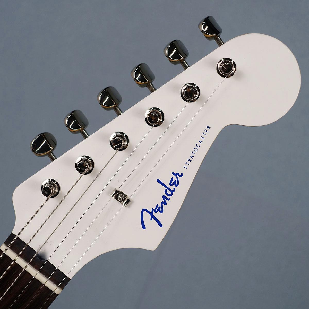 ホワイトソリッドボディエレキギター Set with fender case Fender 25th Anniversary Stratocaster Silver USA 1980 Solid