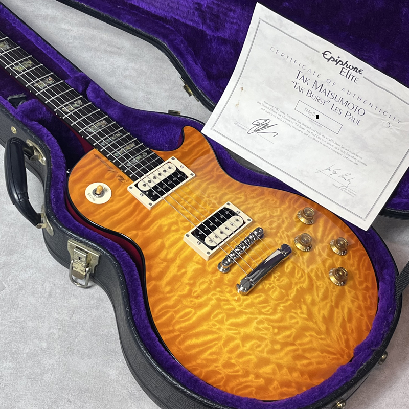 Epiphone Elite TAK Matsumoto Les Paul TAK Burst Mod【加古川店