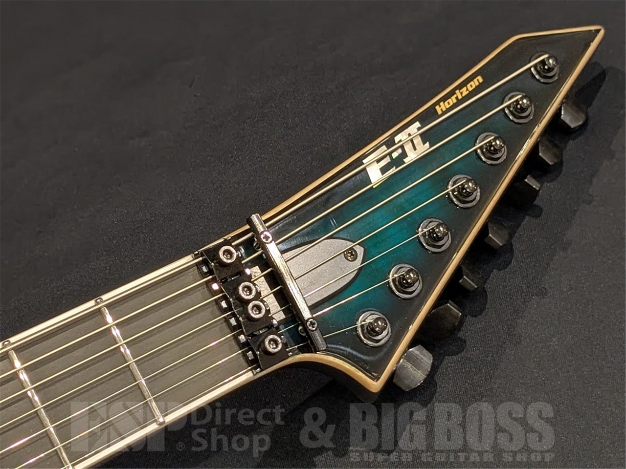 E-II HORIZON FR-7 QM / Black Turquoise Burst （新品/送料無料