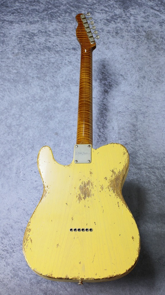 Xotic XTC-1 5A Flame Maple Neck Heavy Aged ~Butterscotch Blonde