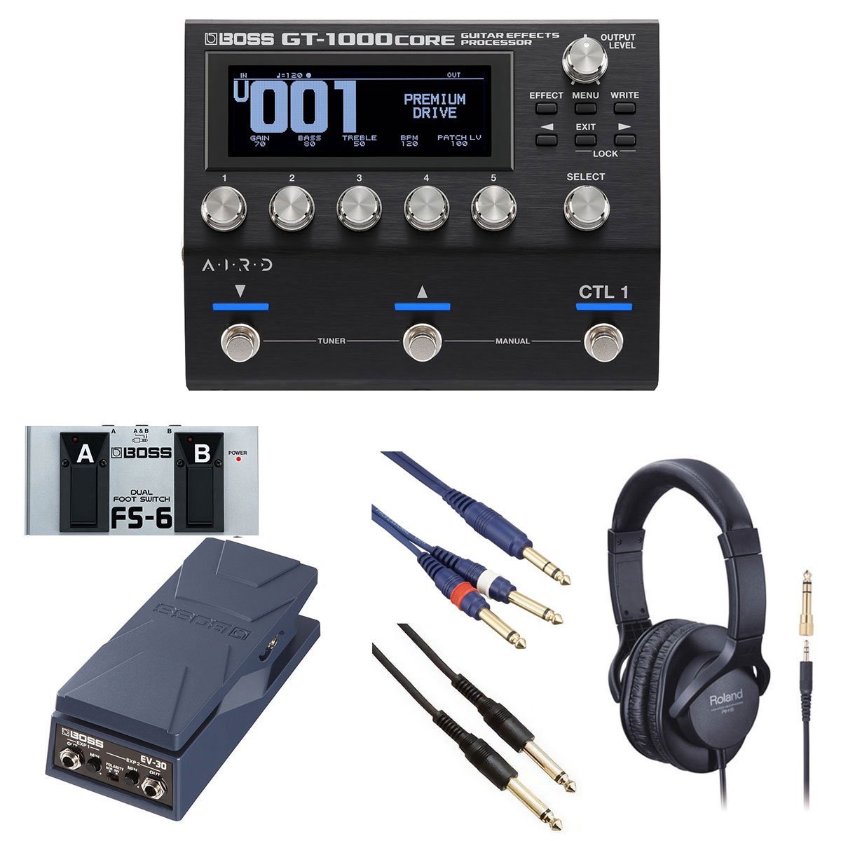 BOSS GT-1000CORE と BOSS FS-6 セット BOSS GT-1000CORE と BOSS FS-6 セット