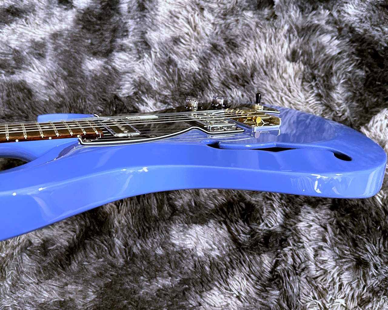 PRS S2 VELA SEMI hollow mahiblue 2022年製 PRS Guitars S2 Vela Semi-Hollow Satin Electric Guitar With Gigbag