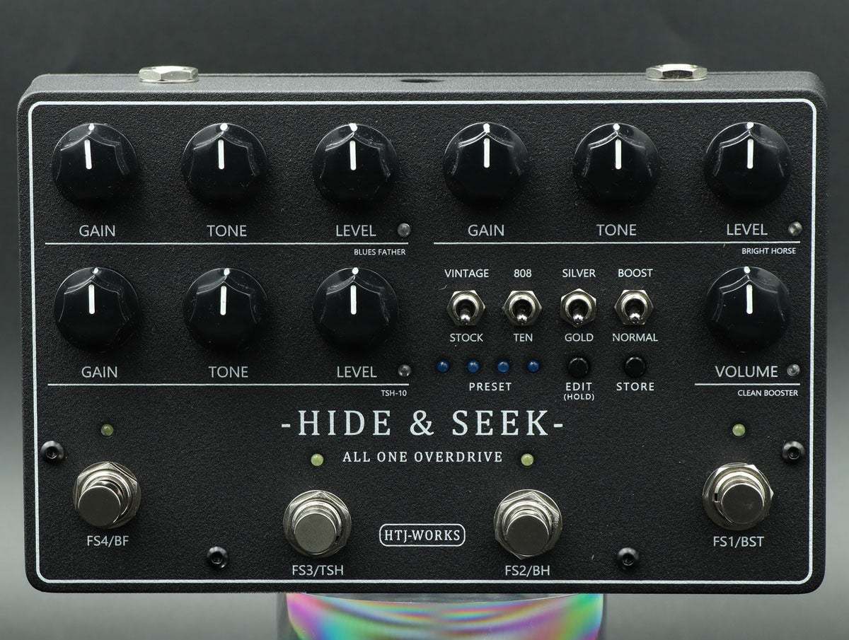 HTJ-WORKS -HIDE & SEEK- ALL ONE OVERDRIVE ブラックノブ 日本製 Made