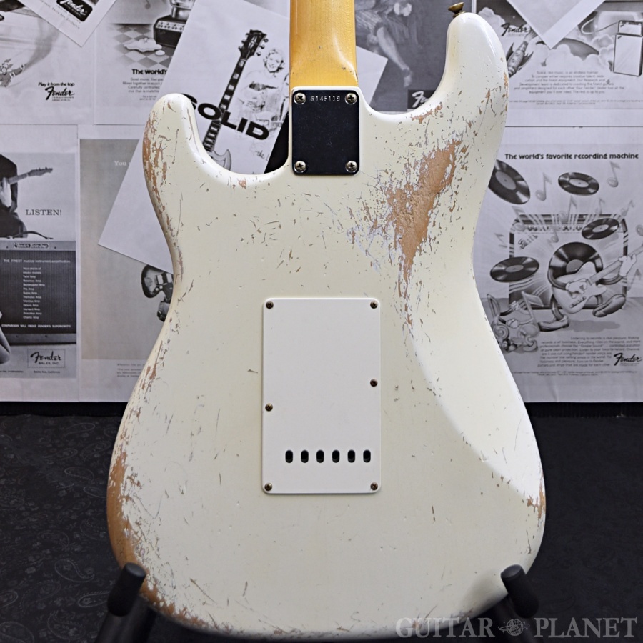 ギター Relic OlympicWhite Stratocaster Fender Stratocaster 59 Heavy Relic Aged Olympic White (2019