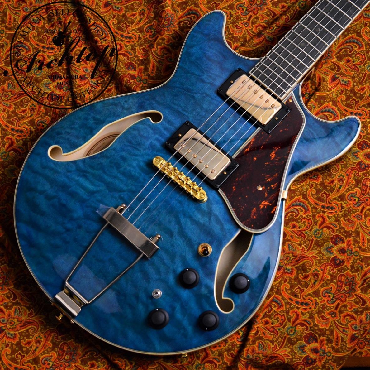 Ibanez AMH90QM / Trance Blue