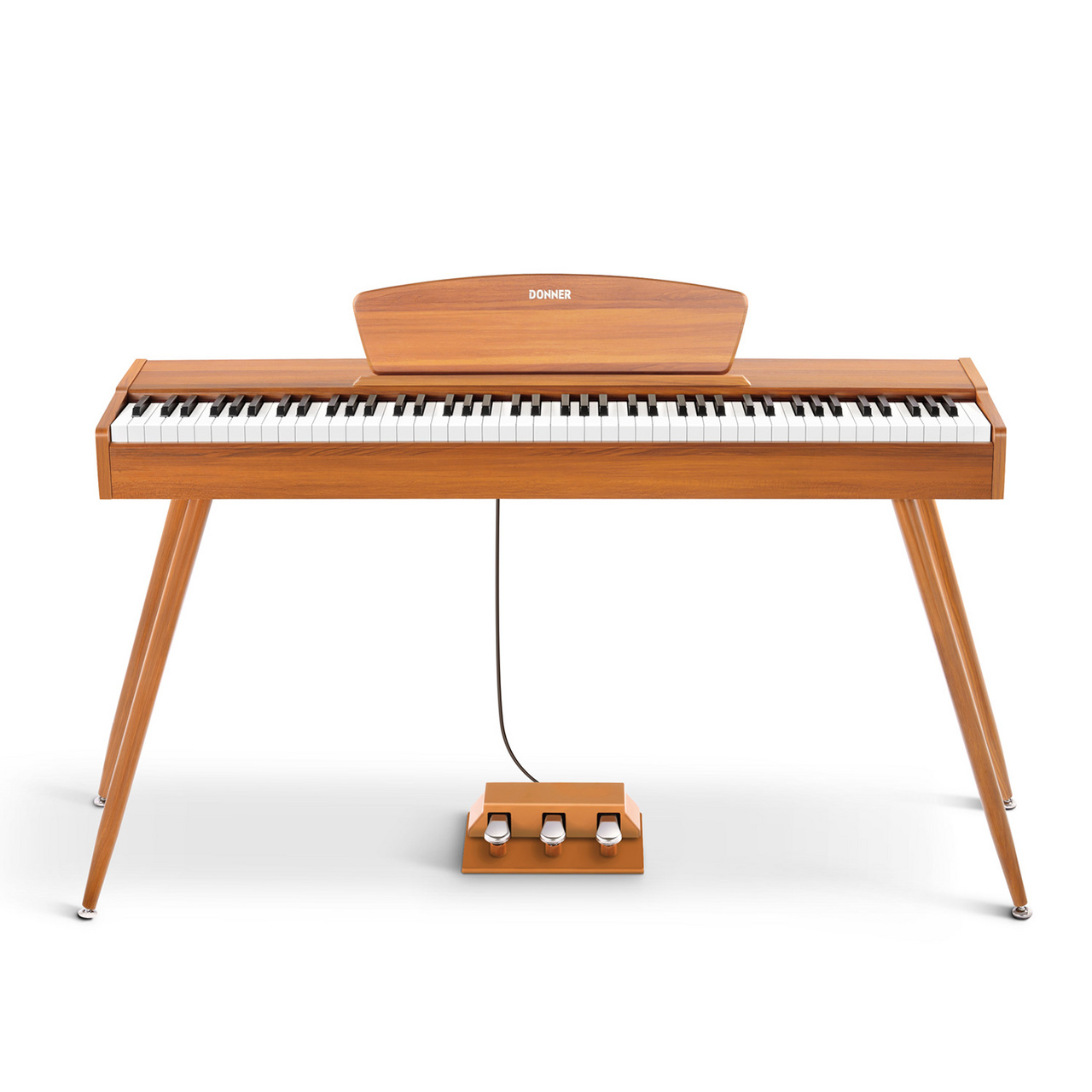 Donner DDP-80 88鍵 ハンマーアクッション鍵盤 電子ピアノ DDP-80 Wooden 88 Key Weighted Upright Digital Piano for Home
