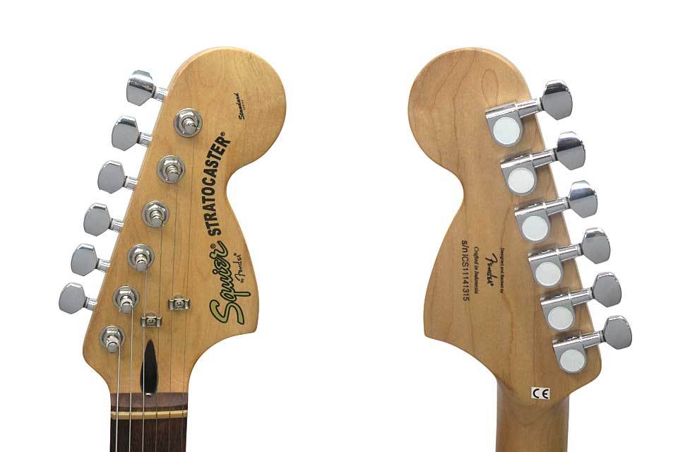 Squier by Fender Standard Stratocaster BLACK 2011年製 【鹿児島店