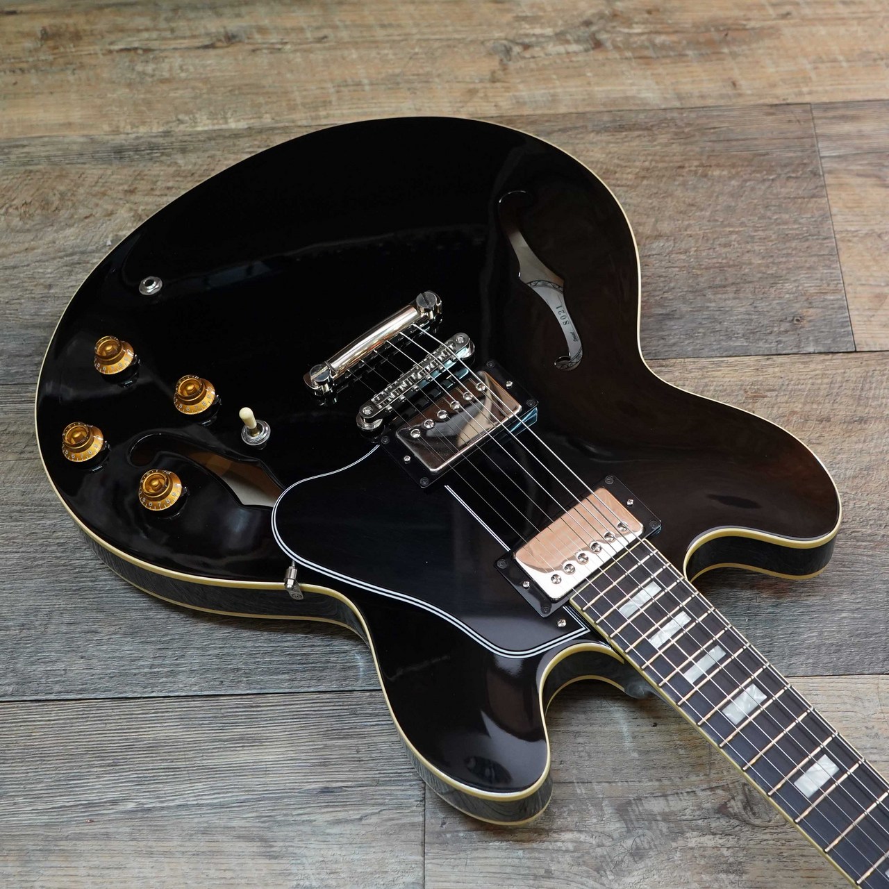 Three Dots Guitars SH Ebony Black（中古）【楽器検索デジマート】