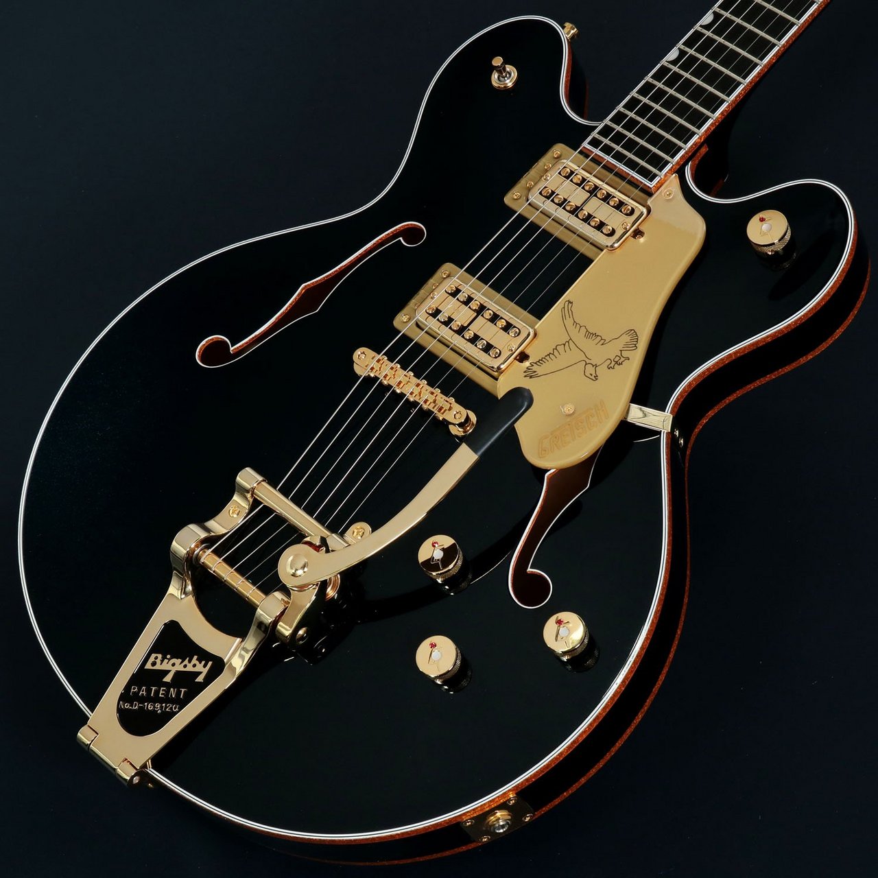Gretsch Falcon Center Block LTD w/String-Thru Bigsby Midnight