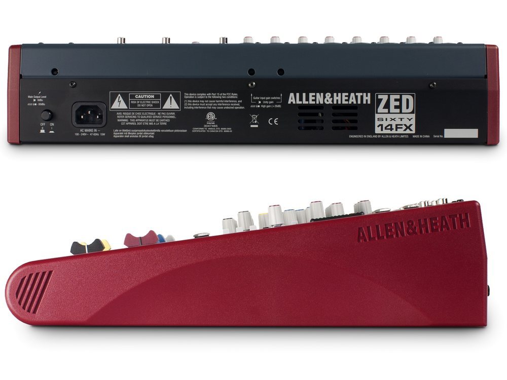 ALLEN&HEATH ZED-22FX アナログミキサー - 配信機器・PA機器