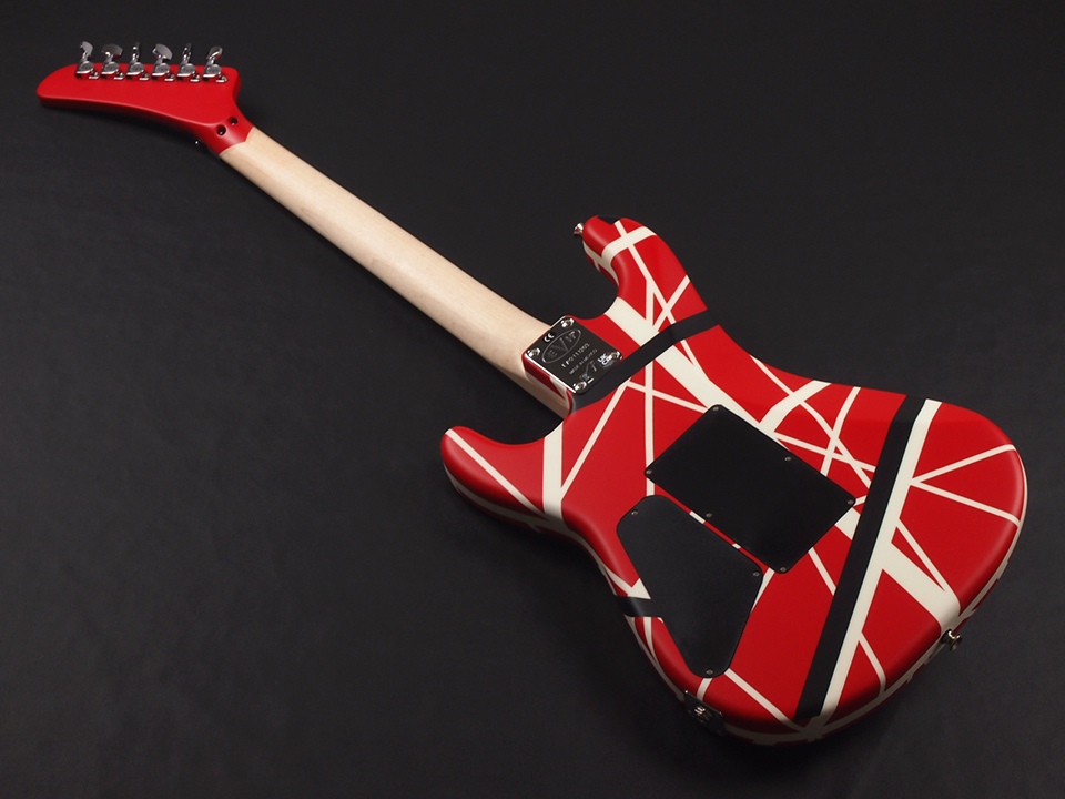 EVH Striped Series 5150 Maple Fingerboard ~Red with Black and